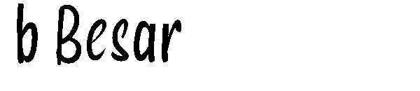 b Besar字体