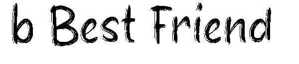b Best Friend字体