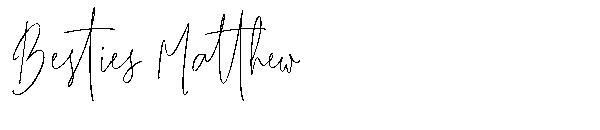 Besties Matthew字体