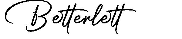 Betterlett字体