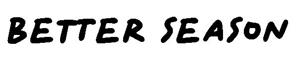 Better Season字体
