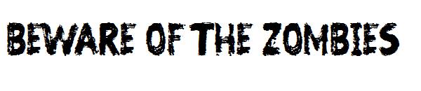 Beware of the Zombies字体