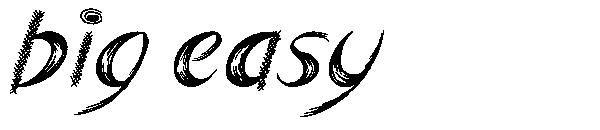 Big Easy字体