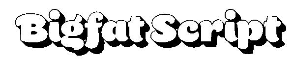 Bigfat Script字体