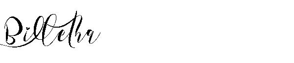 Billetha字体