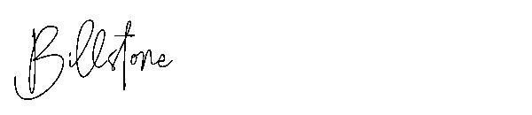 Billstone字体