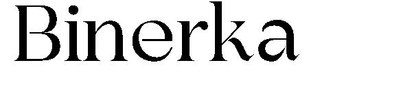 Binerka字体