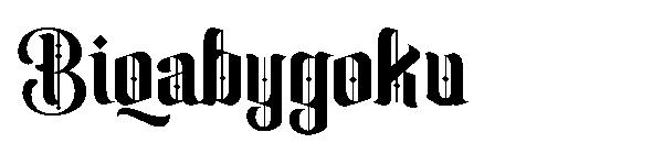 Biqabygoku字体