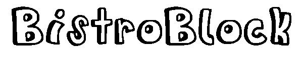 BistroBlock字体