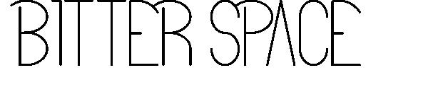 Bitter Space字体