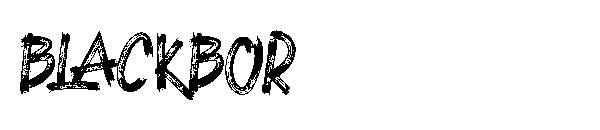 BLACKBOR字体