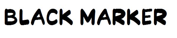 Black Marker字体