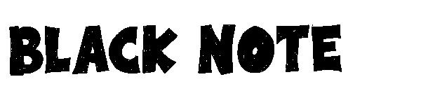 Black Note字体