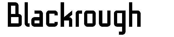 Blackrough字体