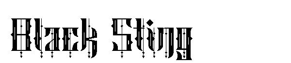 Black Sting字体