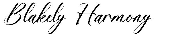 Blakely Harmony字体