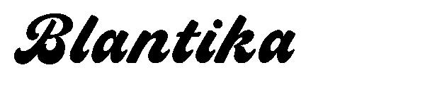 Blantika字体