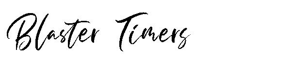 Blaster Timers字体