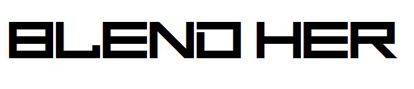 Blend Her字体