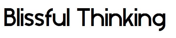 Blissful Thinking字体