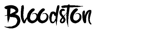 Bloodston字体