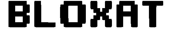 BLOXAT字体