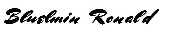 Bluelmin Ronald字体