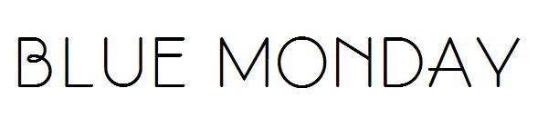 Blue Monday字体