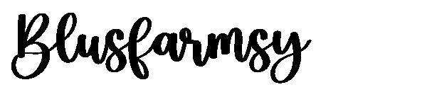 Blusfarmsy字体