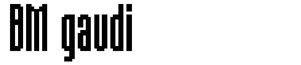 BM gaudi字体