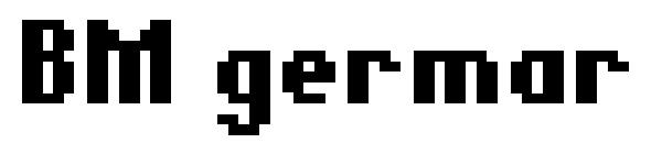 BM germar字体