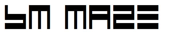 BM maze字体