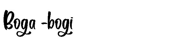 Boga -bogi字体