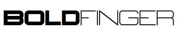 BOLDfinger字体