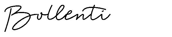 Bollenti字体