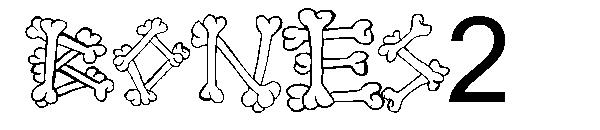 Bones2字体