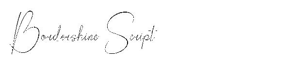 Bordershine Script字体