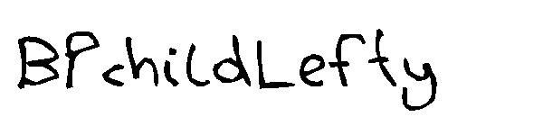 BPchildLefty字体