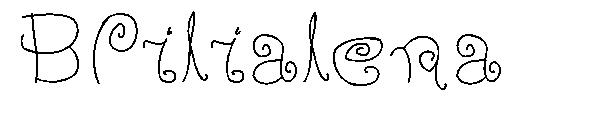 BPilialena字体