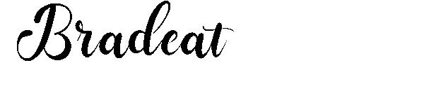 Bradeat字体