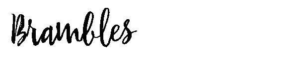 Brambles字体
