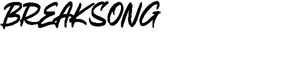 BREAKSONG字体