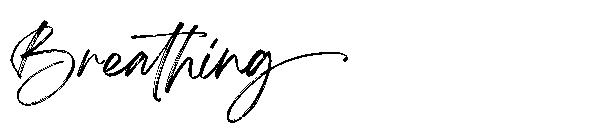 Breathing字体