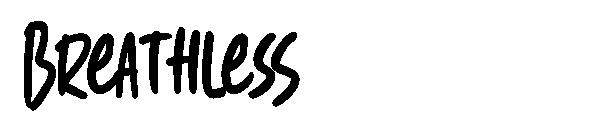 Breathless字体