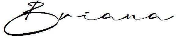 Briana字体