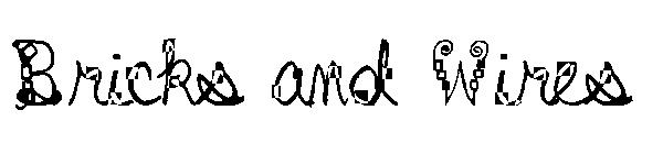 Bricks and Wires字体