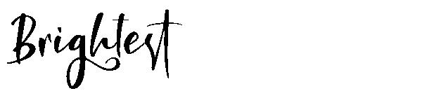Brightest字体