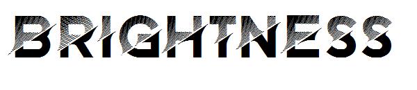 Brightness字体