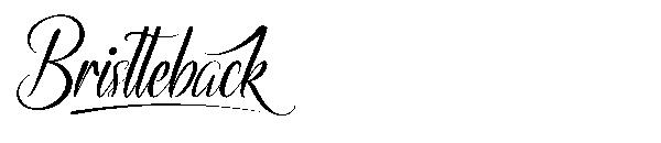 Bristteback字体