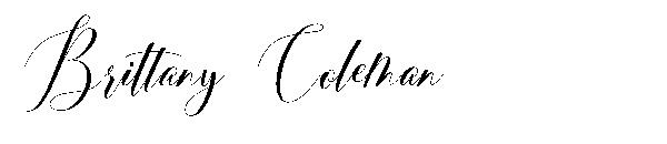 Brittany Coleman字体